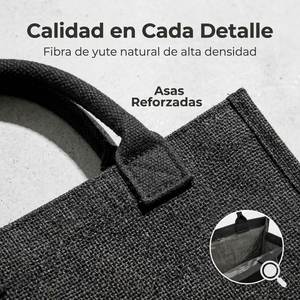 Bolsa Yute Negra Personalizable Oem, Bolso Ecologico Elegante Para <b>Regalos</b> Corporativos Y Personalizacion De Logo - Product Image 2