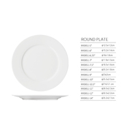 Assiette en céramique personnalisée avec logo pour hôtel et restaurant, vente en gros d'usine, assiette en porcelaine blanche, autres fournitures pour hôtels et restaurants