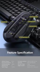 Souris intelligente Chat GPT 4000DPT Mini AI, double mode 2.5G+ 2.4GHz sans fil, tactile et vocale, recherche <span class=keywords><strong>Web</strong></span> en un clic - Product Image 3