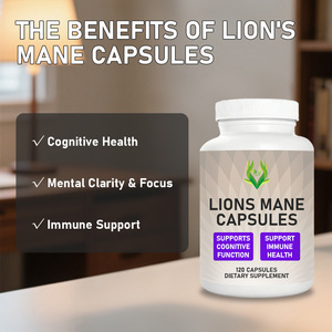 ODM OEM Capsules de Crinière de Lion de Bonne Qualité, Complément Alimentaire Favorisant la Fonction Cognitive et Soutenant la Santé Immunitaire pour Adultes - Product Image 3