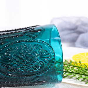 Ly rượu vang cổ điển Samlife-RW22068, ly pha lê màu, đồ thủy tinh ép - Product Image 2