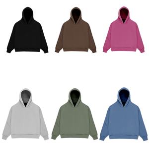 Sudaderas con Capucha de Alta Calidad, Estilo Urbano, 540 g/m², Cuello Redondo, Logotipo Personalizado, Sin Cordones, Unisex, ESSENTIAL, Talla Grande, Lisas - Product Image 1