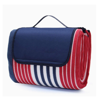 Couverture de pique-nique de plage pour le camping en plein air, portable, pliable, imperméable, en polaire, en PEVA, lavable, légère, 200x200cm