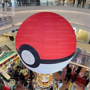 Poké Ball géante gonflable éclairée par LED, accessoire Pokémon pour la promotion dans les centres commerciaux, les événements pour fans, les parcs à thème Pokémon, les expositions, les fêtes, les défilés - Product Image 4
