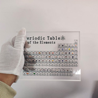 Periodentisch Acrylblock Periodentisch-Anzeige mit Oberflächen-UV-Druck Chemie Periodendagramm