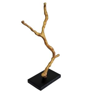 รูปปั้นวัตถุอะลูมิเนียมแบบตั้งโต๊ะสีน้ำตาลร่วมสมัยการออกแบบที่ทันสมัยของตกแต่งบ้านในเทศกาลคริสต์มาสงานหัตถกรรมโลหะมีสไตล์ - Product Image 2