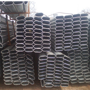 Tubo plano del fabricante Tubo elíptico de acero galvanizado de alta calidad Tubo ovalado de hierro negro de 1-12m de longitud - Product Image 6