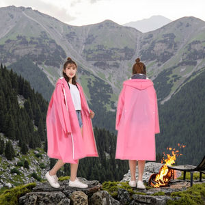 Poncho de lluvia de EVA duradero, impermeable, ecológico, para una sola persona, para acampar - Product Image 1