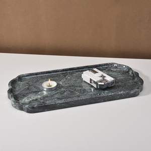 Hot Bán Đá Lưu Trữ Khay Phục Vụ Tấm Đồ Trang Sức Nước Hoa Hiển Thị Trang Chủ Khách Sạn Trang Trí Đá Cẩm Thạch Đồ Lặt Vặt Catchall Khay - Product Image 4