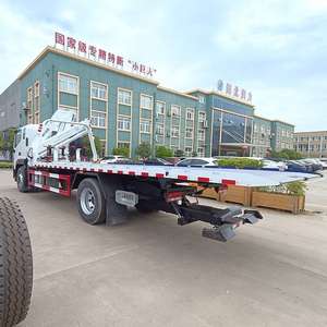 Camion de remorquage FOTON 4x2 8T de pointe, vente <span class=keywords><strong>d</strong></span>'usine, camion de remorquage à plateau plat, diesel, transmission manuelle, excellente capacité de remorquage - Product Image 2