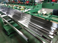Máquina pulidora de tubos de acero inoxidable, superficie de Metal, barra plana