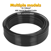 Vollaluminium XLPE 0,6/1kV PRC-Kabel/ABC-Luftkabelbündel 4*25mm 4*35mm 4*50mm 4*70mm 4*95mm Elektrisches Freileitungskabel