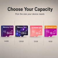 Carte mémoire Flash TF OEM ODM 128 Go 64 Go 32 Go 16 Go Classe 10 U3 Haute Vitesse Capacité Réelle Carte Mémoire Flash TF 4 Go