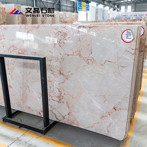 Tùy chỉnh cụ thể Jazz Trắng phiến đá cẩm thạch cho khách sạn trang trí nội thất Vanity Tops bàn ăn Bàn cà phê đá cẩm thạch - Product Image 1