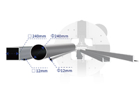 Máquina de Corte Láser de Fibra CNC de Alta Calidad de 6000W con un Nuevo Cabezal Láser de Tubo Metálico de 6m