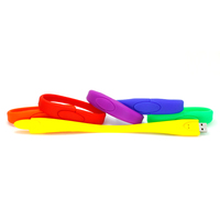 Pulsera USB 2.0 de PVC de Nuevo Estilo, Unidad Flash USB de 8GB, 128GB, 32GB, Pendrive USB Barato al por Mayor con Promoción
