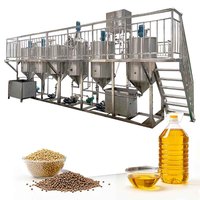 Complete automatische palmolieproductielijn 50-100 TPH, inclusief palmvruchtenpers en oplosmiddelextractiemachine