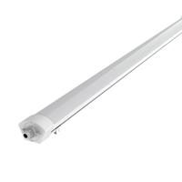 Lampes LED linéaires étanches IP66 IK10 de 4 pieds 36W pour supermarchés, ateliers, parkings, entrepôts - Certifiées RCM CE SAA RoHS