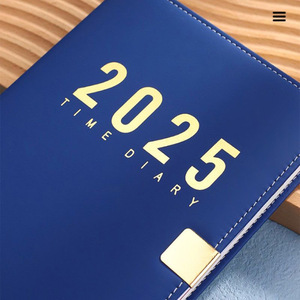 2025 tùy chỉnh kinh doanh Da Chính thức chương trình nghị sự kế hoạch lịch máy tính xách tay A5 Tiếng Anh Tây Ban Nha notepad Nhật Ký notebo - Product Image 3