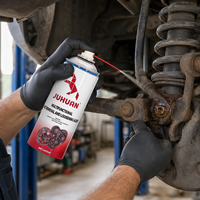 Spray lubrifiant décapant et détachant pour vis, boulons, quincaillerie de véhicules et machines, élimination du bruit