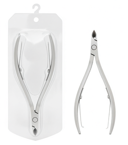 Stainless Steel <b>Cuticle</b> Nippers Curved Handle Nail <b>Cuticle</b> <b>Cutter</b> Dead Skin Nipper for Fingernails and Toenails - Product Image 1