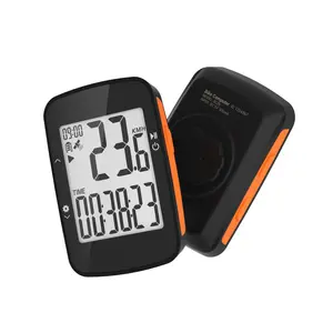 Drahtloser Regenschutz-Geschwindigkeit messer mit großem Bildschirm Wirtschaft licher GPS-Mountainbike-Fahrrad computer für Geschwindigkeit herzfrequenz sensor
