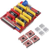 Carte d'extension CNC Shield V3 pour imprimante 3D, compatible avec les pilotes de moteur pas à pas A4988, pour machine de gravure, routeur CNC, pièces DIY