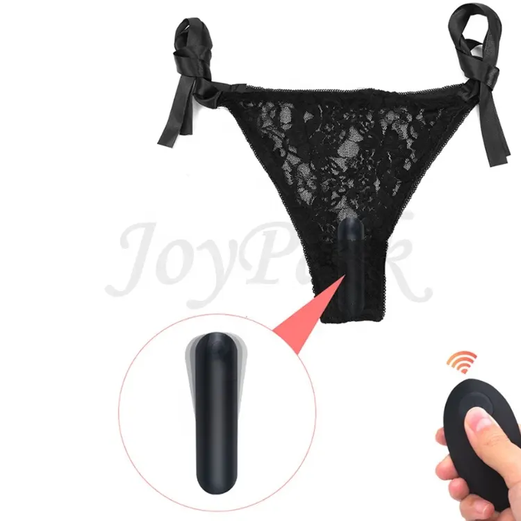 Joypark nuovo Design mutandine ricaricabili vibratore massaggiatore telecomando senza fili mutandine vibranti per le donne Sexy nero