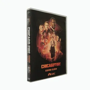 Chicago Fire Season 11 Latest DVD Movies 5 Discs Factory Wholesale DVD Movies TV Series Cartoon CD Blue Ray Free Shipping