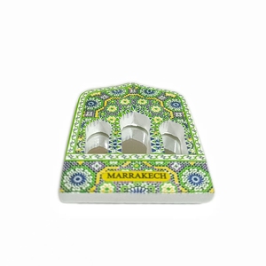 Vente en gros de miroir artisanal en polyrésine Maroc aimants pour réfrigérateur accessoires magnétiques décoratifs pour la cuisine et la maison - Product Image 5