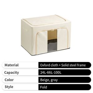 Boîte de rangement pliable haute capacité pour vêtements avec fenêtre de visualisation transparente - Product Image 2