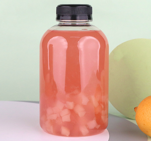 38 bottiglie di plastica trasparenti monouso da 500ml di tè al latte con coperchi per il succo di latte Soda caffè bevande energetiche - Product Image 5