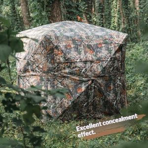 Outdoor Camping Camouflage Bird Watching Multi-Person Four-Season One Bedroom Hunting Tent 270 <b>Perspective</b> Double Layers Water - Product Image 2