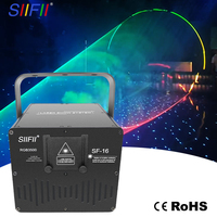 Lumière laser d'animation couleur pleine 1-3W, RGB DMX512, contrôle ILDA, projecteur pour spectacle sur scène, certifié CE FDA