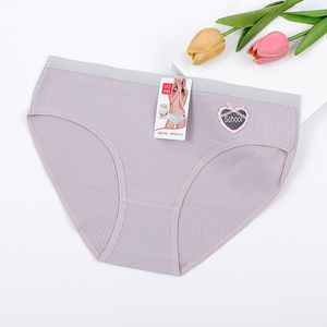 2025 per le donne di marca UOKIN slip di cotone a vita media nuova vendita di Design per le giovani ragazze mutandine di tutti i giorni senza gomma - Product Image 5