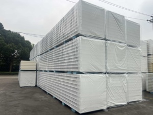 Hiện đại 50 mét & 100 mét PIR PU cách nhiệt không thấm nước bánh <span class=keywords><strong>sandwich</strong></span> <span class=keywords><strong>Panel</strong></span> tường chống cháy cách ly cho phòng lạnh vật liệu kim loại - Product Image 3