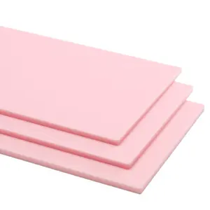 1/8" Gloss Baby Pink Cast Acrylic Sheet 3mm Clear Acrylic Sheet 4ft x 8ft Perspex Sheet Acrylic