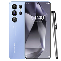 2025 S25 Pro 5G Perche à selfie débloquée Grand écran LED 4K Caméra arrière 108MP 16 Go + 1 To de stockage Android Grand angle