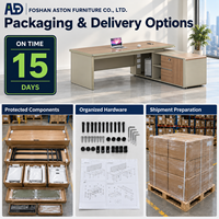 Meubles de bureau en gros, bureau de travail moderne et simple, table d'ordinateur pour le personnel, fournitures pour projets de bureau