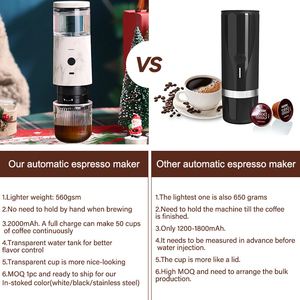 Machine à café électrique anti-fuite en acier inoxydable, mini machine à expresso à capsules, <span class=keywords><strong>petite</strong></span> cafetière portable <span class=keywords><strong>de</strong></span> <span class=keywords><strong>voyage</strong></span>, pour l'extérieur - Product Image 5