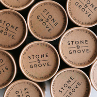 Emballage de thé jetable écologique et recyclable, tube en papier kraft pour grains de café et poudre, boîte en papier personnalisée, boisson biodégradable