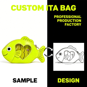 Mochila personalizada con ventana transparente en forma de corazón, diseño de gato lindo, mini mochila de cuero PU Kawaii con diseño de taza para exhibir pines de anime. - Product Image 4