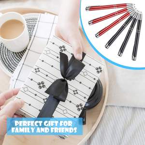 قلم ترويجي بشعار يُصمم حسب الطلب مزود بإضاءة للكتابة في الظلام، قلم كهربائي ذو طرف مضاء ومصباح ليد، قلم حبر جاف مضيء - Product Image 6