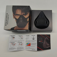 Máscara de Respiración Deportiva con Resistencia Ajustable de 25 Niveles - Dispositivo de Entrenamiento en Altitud para Ejercicios Cardiovasculares y de Resistencia