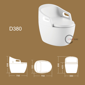 Nieuwe Ontwerp Massage Functie Automatische Spoeling Intelligente Afstandsbediening Lekkage Bescherming Slimme Toilet Te Koop - Product Image 6