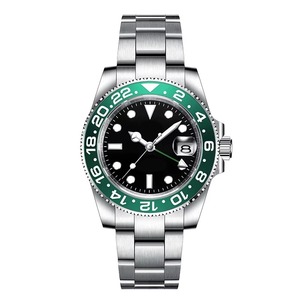 Reloj de Buceo con Movimiento de Cuarzo Zafiro, Logotipo Personalizado, Movimiento Suizo, 40 mm, Acero Inoxidable, Unisex - Product Image 3