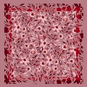 70x70cm Polyester Satin <b>Square</b> <b>Scarf</b> Floral Print Neck <b>Scarves</b> for Women Spring Summer Autumn Daily All-match - Product Image 2