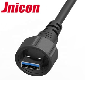 Thâm Quyến Dữ Liệu Kết Nối Không Thấm Nước USB Nối M19 Bảng Điều Chỉnh Gắn Kết IP68 - Product Image 4