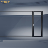 Ventanas Abatibles de Doble Acristalamiento con Marco Estrecho y Aislamiento Térmico Moderno para Hoteles, Nueva Llegada de Wazzor