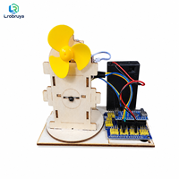 Kit de ventilateur d'extinction d'incendie automatique DIY pour Arduino Nano, détection de flamme, projet scientifique STEM pour enfants LT-YZ0175